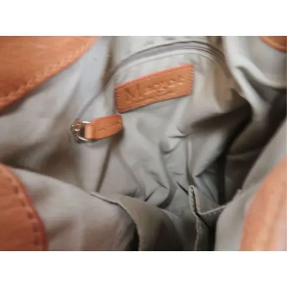 Margot Hobo Shoulder Bag Leather Large Tan - Picture 5 of 6